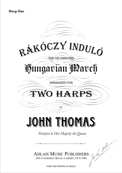 Front cover of the score