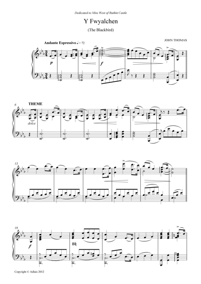 Sample of the music